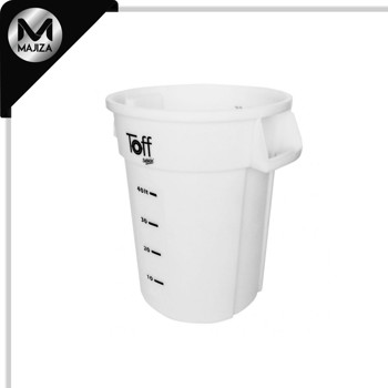 Producto - 9105VID CESTO TOFF 120L BLANCO C/IMP