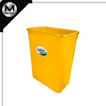 Producto - 8790PET CESTO 42L S/ TAPA AMARILLO C/IMP