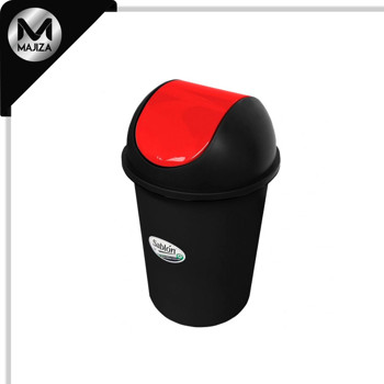 Producto - 8719RJ CESTO REDONDO NEGRO 80L BALANCIN LISO