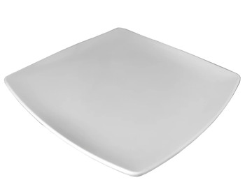 Producto - 82552 PLATO CUADRADO COUPE DE 10 " MELAMINA BLANCA