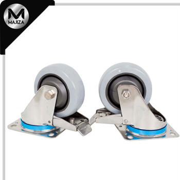 Producto - CONJUNTO RUEDAS INOX (4 GIRATORIAS)