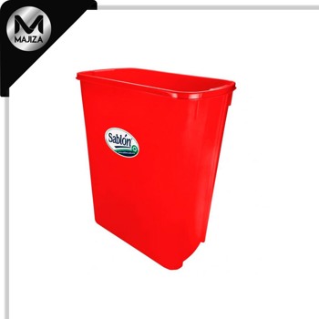 Producto - 8650RPBI CESTO 80L S/TAPA ROJO C/IMP