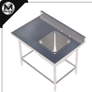 Producto - FREGADERO CON TARJA MARCA MAJIZA MODELO MAJFS-140D-070-304, DE 1.40 x 0.70 x 0.90 MTS CON LAMBRIN Y TARJA DERECHA