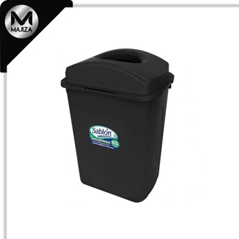 Producto - 8465NE CESTO 80L NEGRO TAPA ELÍPTICA NEGRA