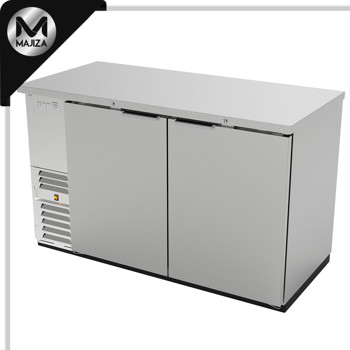 Producto - ABBC-58-S HC REFRIGERADOR DE CONTRA BARRA EN A.I. - 2 PUERTAS SOLIDAS - CERRADURAS EN PUERTAS + LUZ INT.