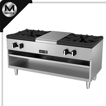 Producto - AESP-48-4 - FOGÓN DE PISO A GAS DE 2 SECCIONES CON GAS LP