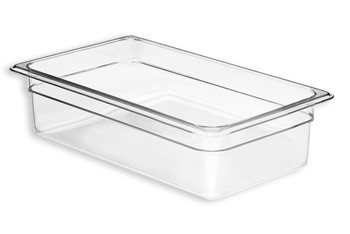 Producto - FUENTE DE POLICARBONATO CUARTO  (26x16 CM)  CON 2 ½ IN DE PROFUNDIDAD (6 CM)