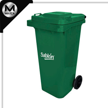 Producto - 9266VD CESTO 240L VERDE S/PEDAL
