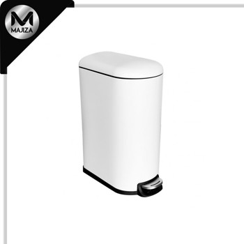 Producto - 712BL CESTO METALICO 40L BLANCO C/PEDAL