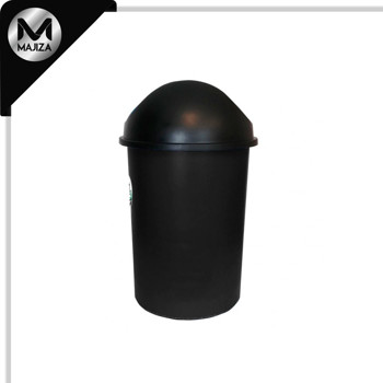 Producto - 8705NE CESTO REDONDO NEGRO 45L BALANCIN LISO