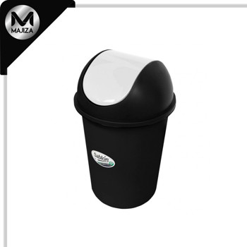 Producto - 8702BL CESTO REDONDO NEGRO 45L BALANCIN LISO