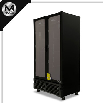 Producto - Enfriador vertical color negro 2 puertas VR26-2P-N