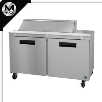 Producto - SR60B-12, refrigerador, mesa de preparación de sándwiches de dos secciones