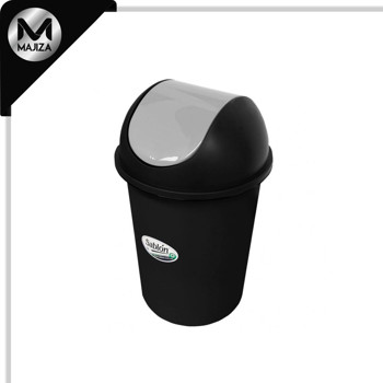 Producto - 8704GR CESTO REDONDO NEGRO 45L BALANCIN LISO