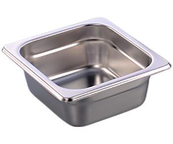 Producto - FUENTE DE ACERO INOXIDABLE SEXTO (17.5x16 CM) CON 2 ½ IN DE PROFUNDIDAD (6 CM)