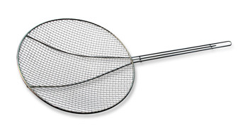 Producto - ESPUMADERA REDONDA MALLA DIA 12IN ACERO NIQUELADO