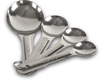 Producto - CUCHARAS MEDIDORAS 4 PZAS LIGERAS AI