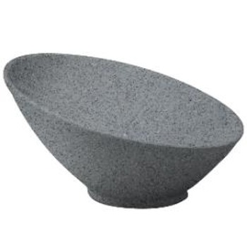 Producto - 84713 BOWL INCLINADO DE 21 CM  DE MELAMINA  GRAY GRANITE 
