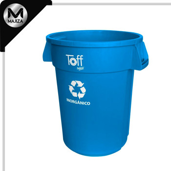 Producto - 9197IN CESTO TOFF 120L AZUL C/IMP