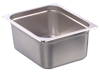 Producto - FUENTE DE ACERO INOXIDABLE MEDIO (32.5x26.5 CM) CON 4 IN DE PROFUNDIDAD (10 CM)