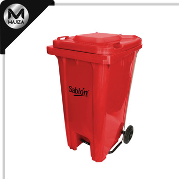 Producto - 8789RJ CESTO 120L ROJO C/PEDAL