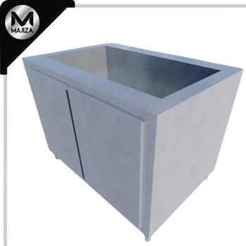 Producto - GABINETE CON TINA FRIA A HIELO EN ISLA MARCA MAJIZA MODELO MAJTGFHI-03-120-075-304, DE 1.20 X 0.75 X 0.90 MTS DE ALTO