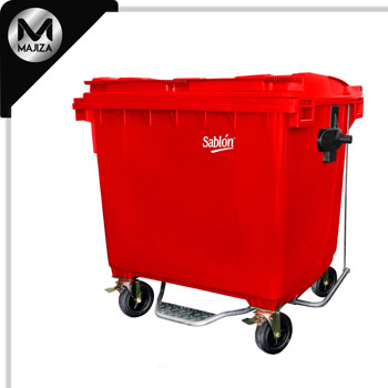 Producto - 8738RJ CONTENEDOR 1100L ROJO C/ PEDAL