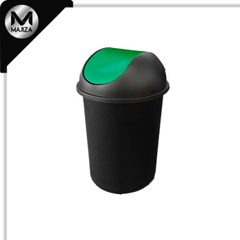 Producto - 8706VD CESTO REDONDO NEGRO 45L BALANCIN LISO