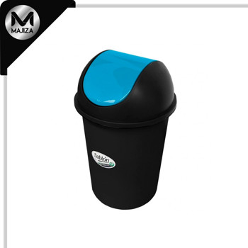 Producto - 8707AZ CESTO REDONDO NEGRO 45L BALANCIN LISO