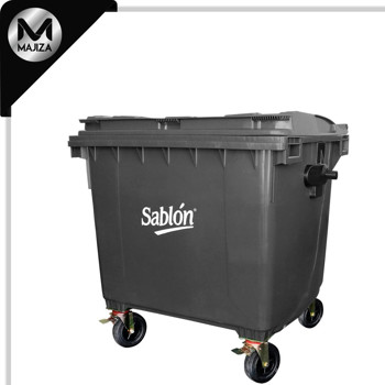 Producto - 8634GR CONTENEDOR 1100L GRIS S/ PEDAL