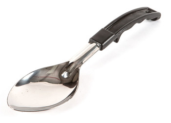 Producto - CUCHARA PARA COCINAR ACERO INOX MANGO PLASTICO 13IN LISA