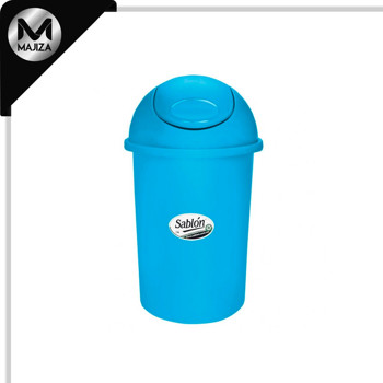 Producto - 8397AZ CESTO REDONDO 45L BALANCIN CURVO