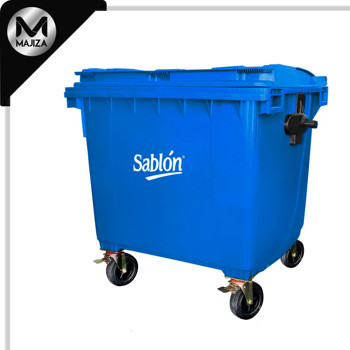 Producto - 8627AZ CONTENEDOR 660L AZUL S/ PEDAL